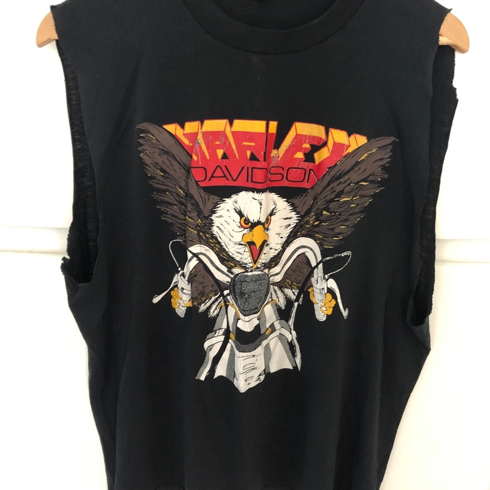 RARE Vintage Harley Davidson oversized tanktop